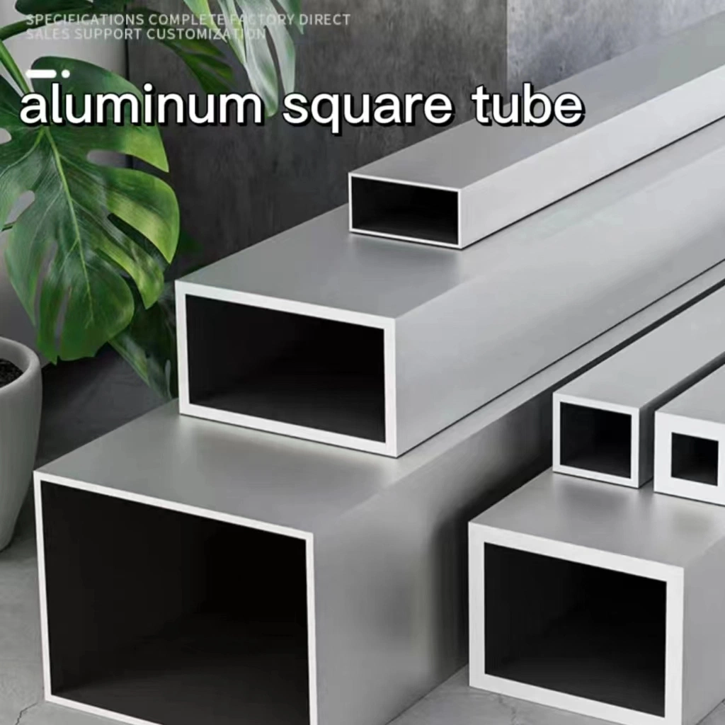 1060 1100 6mm 10mm 20mm Extruded Aluminum Square Tube