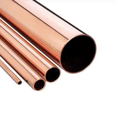 C10100 Hot/Cold Drawn Pure Straight Rigid 99.99% Content Hollow Copper Pipe/Tube for Air Conditioner