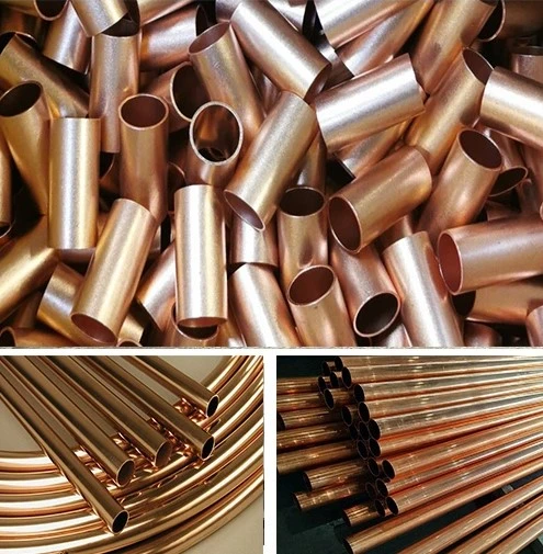 Cuzn30 Cuzn35 Brass Copper Rectangular Pipe / Tube