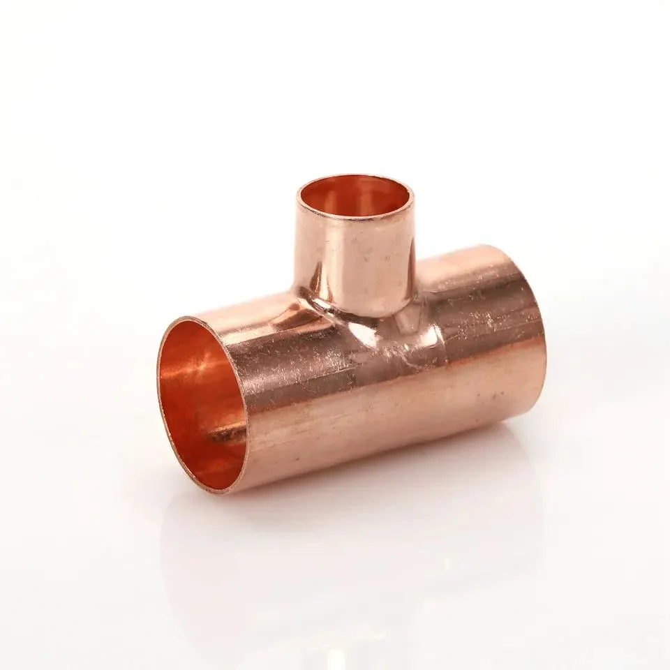 Factory Customization Tee T Shape 1/2&quot; to 4&quot; Multi-Size Copper Pipe Fittings