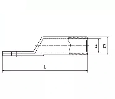 G Type Electrical Tube Copper Connecting Terminal Lug Electrical Tube Connector