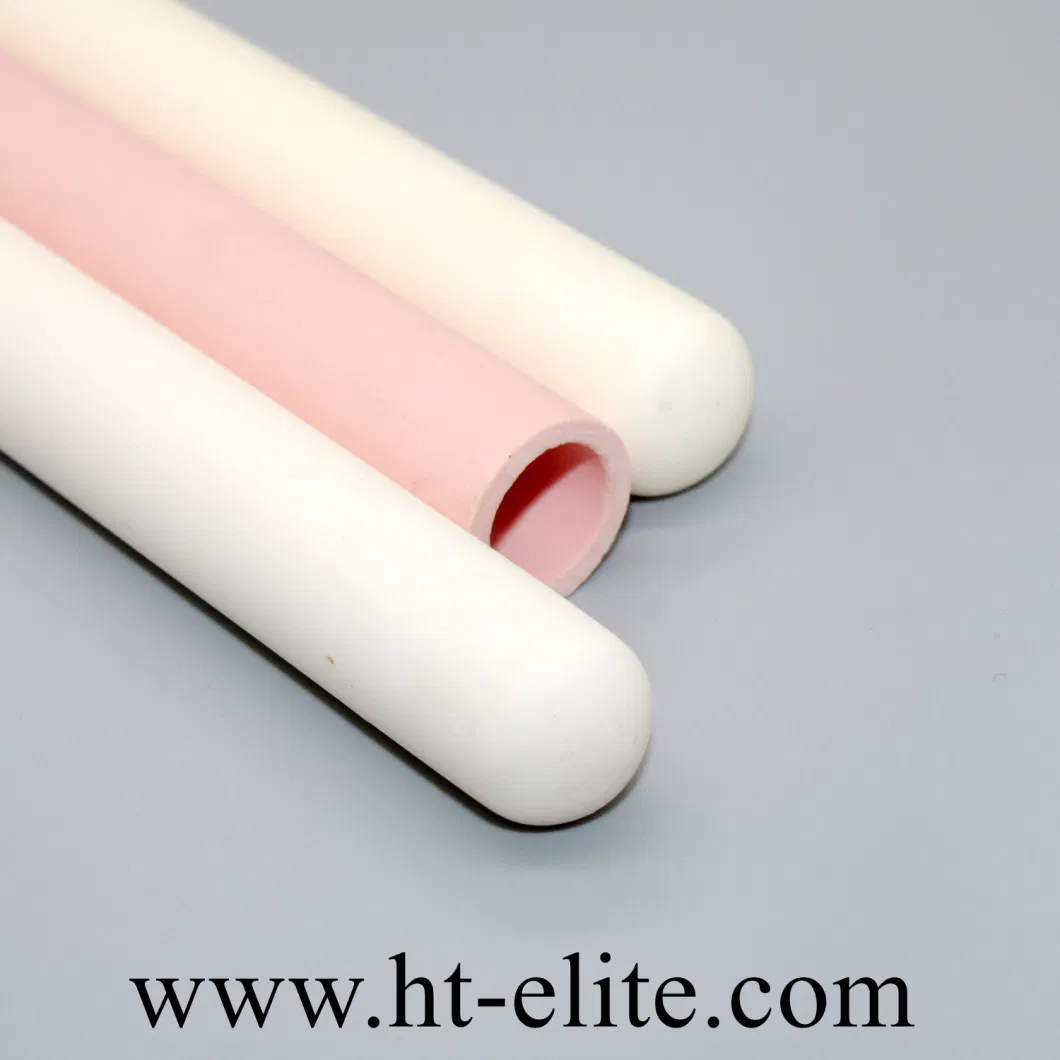 95% 99% Al2O3 Alumina Ceramic Thermocouple Protection Tube C610 C710