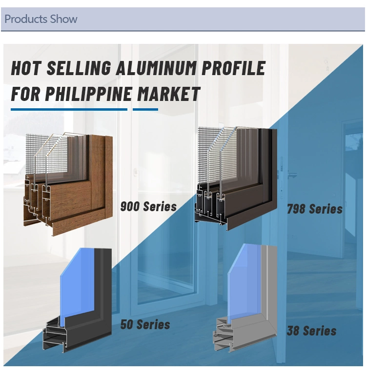 Powder Coating Aluminium Profiles Suppliers for Extruded Aluminum Tubular and Sliding Windows Section