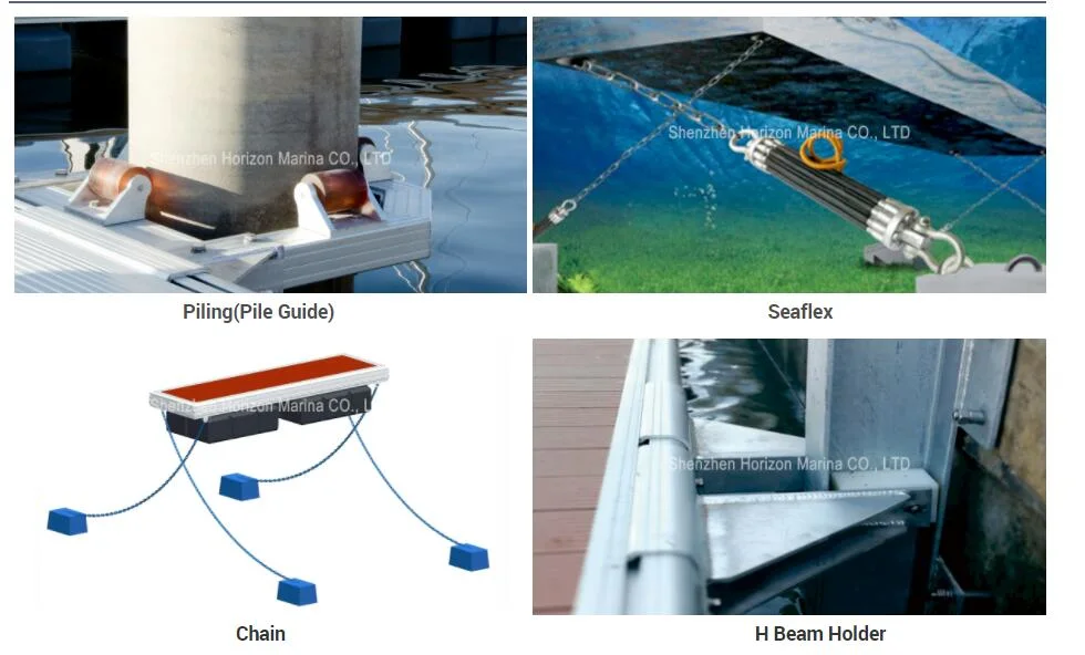 Aluminum Alloy Floating Dock Design Plastic Dock Float