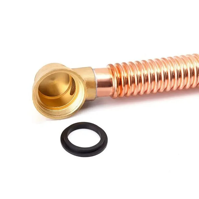 High Quality Copper Bathtub Sewer Drain Corrugated Pipe for Bathtub