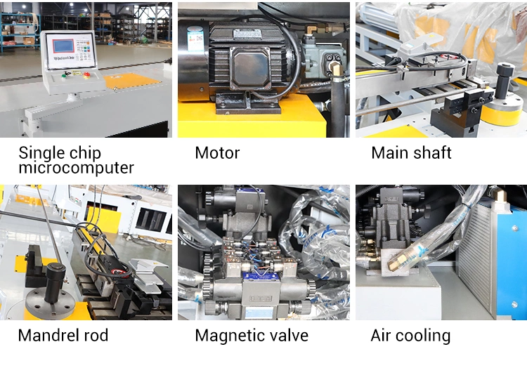 Dw130nc Profile Metal Steel Mandrel Hydraulic Stainless Steel Roller Copper Bender Pipe and Tube Bending Machine