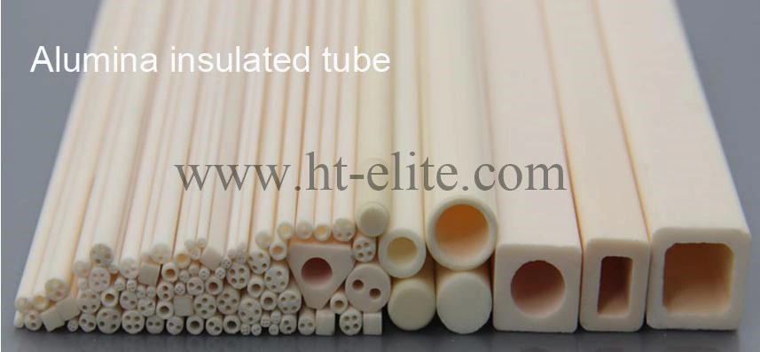 95% 99% Al2O3 Alumina Ceramic Thermocouple Protection Tube C610 C710