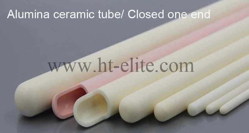 95% 99% Al2O3 Alumina Ceramic Thermocouple Protection Tube C610 C710