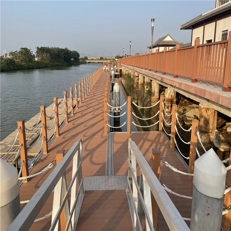 Floating Marina LLDPE Floating Jetty Steel Pontoon Floats