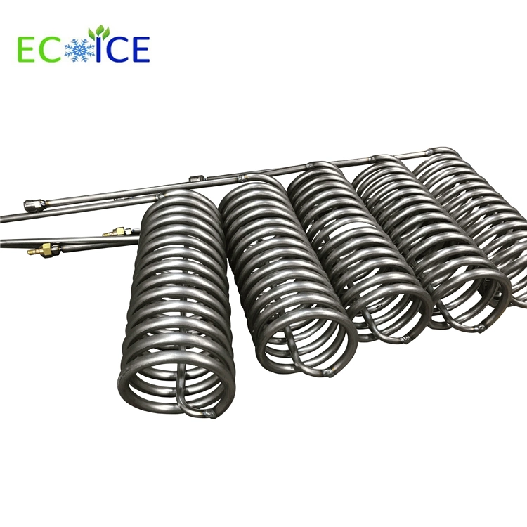 5HP Stainless Steel Cooling Coil Tube for Chiller Evaporator of Industrial Heat Exchanger