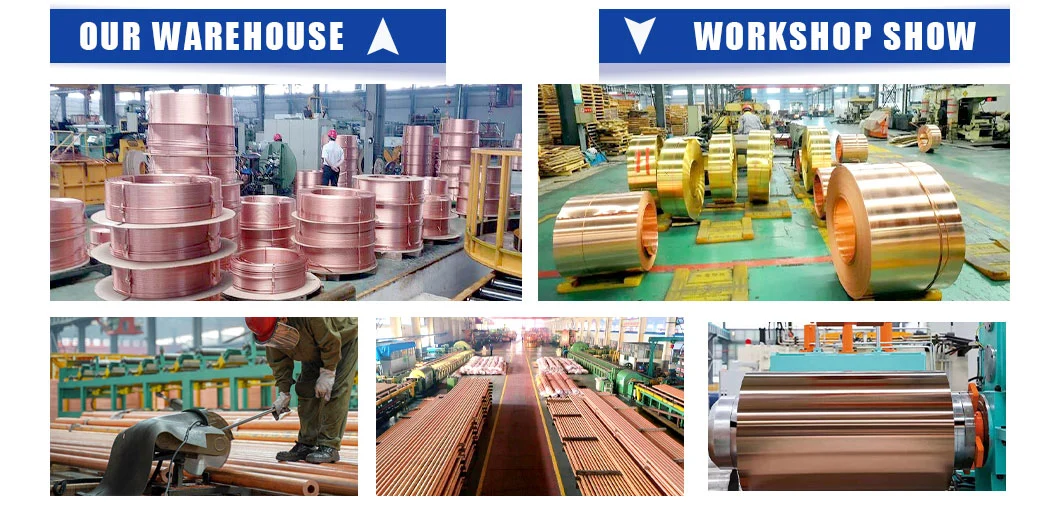 Soft Annealed/Hard Copper Tube 3m 4.8m 5.8m 6m 99.99 Pure Copper Tube