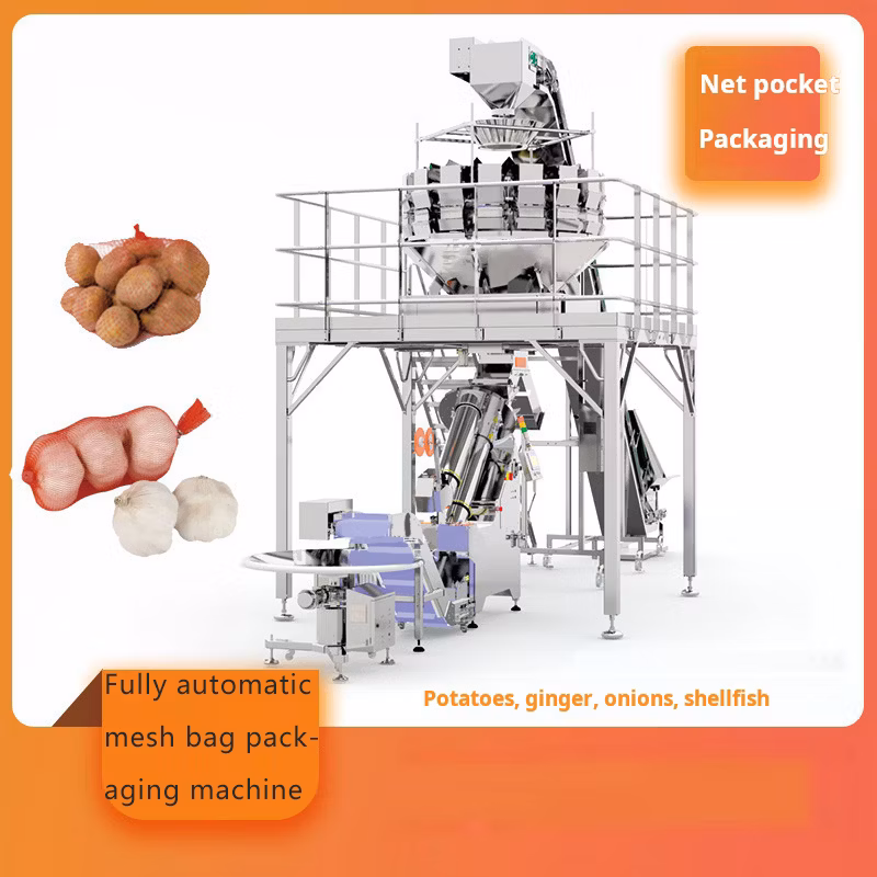 Machine Fresh Orange Mesh Bag Packaging Machine