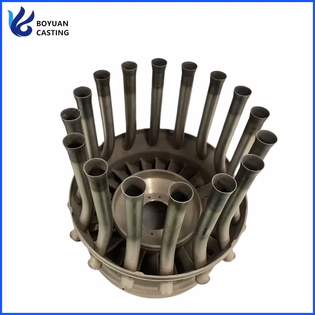 Nickel Based Alloy Lost Wax Investment Vacuum Casting Turbine Stator