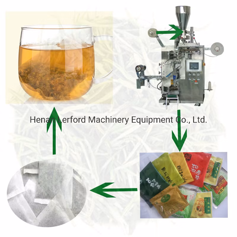 Gmec-Tb169 Automatic Inner Outer Tea Bag Sealing Packaging Packing Machine