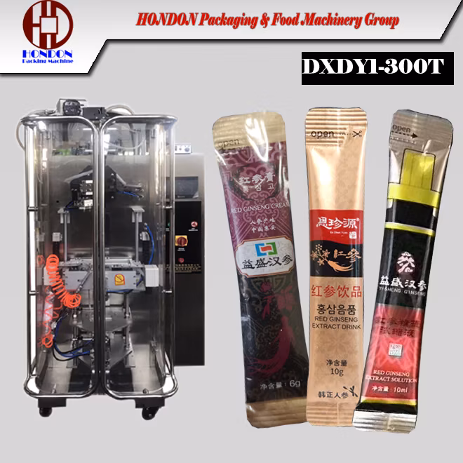 Energy Gel Shaped Stick Bag Packing Machine