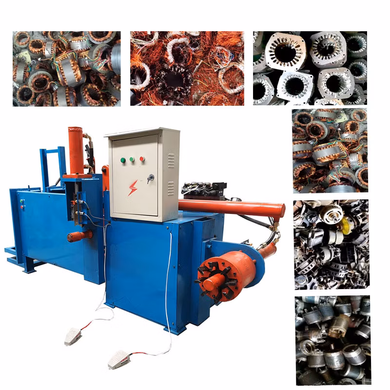 Used Motor Disassembler Motor Splitter Electric Motor Stator Recycling Machine Waste Motor Disassembly Machine