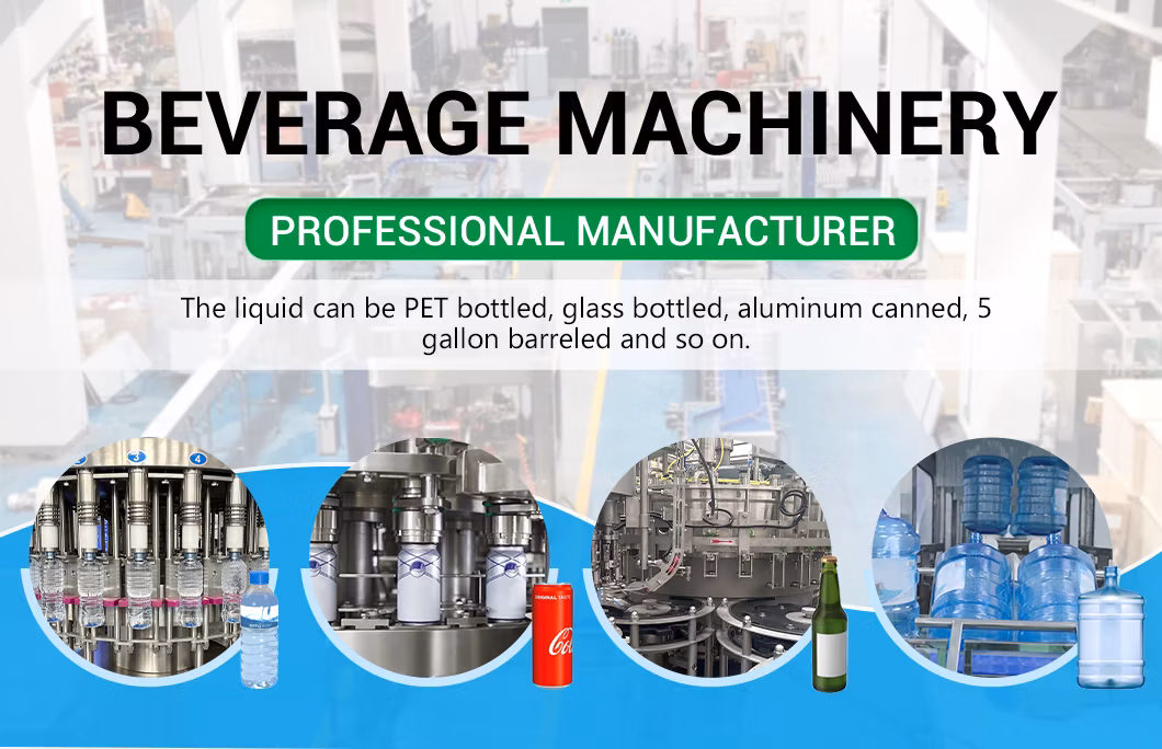 Complete Carbonated Drink Beverage Soda Water Mixing Can Filler Filling Seaming Line Machine