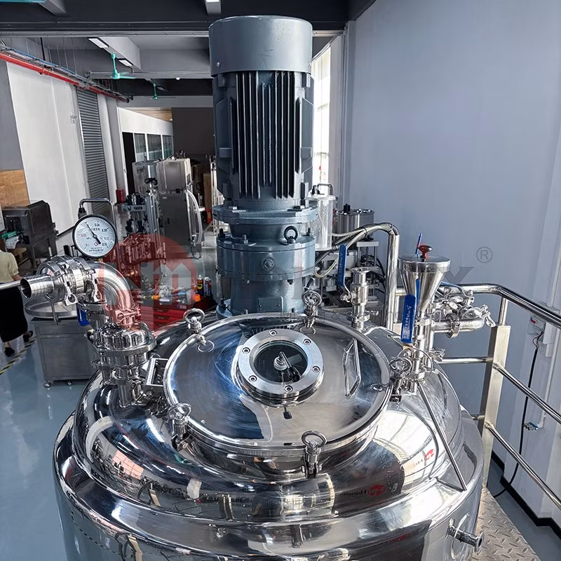 Cosmetic Production Emulsifying Fixed Type Vacuum Emulsify Equipment Cream Mixer Homogenizer Machines