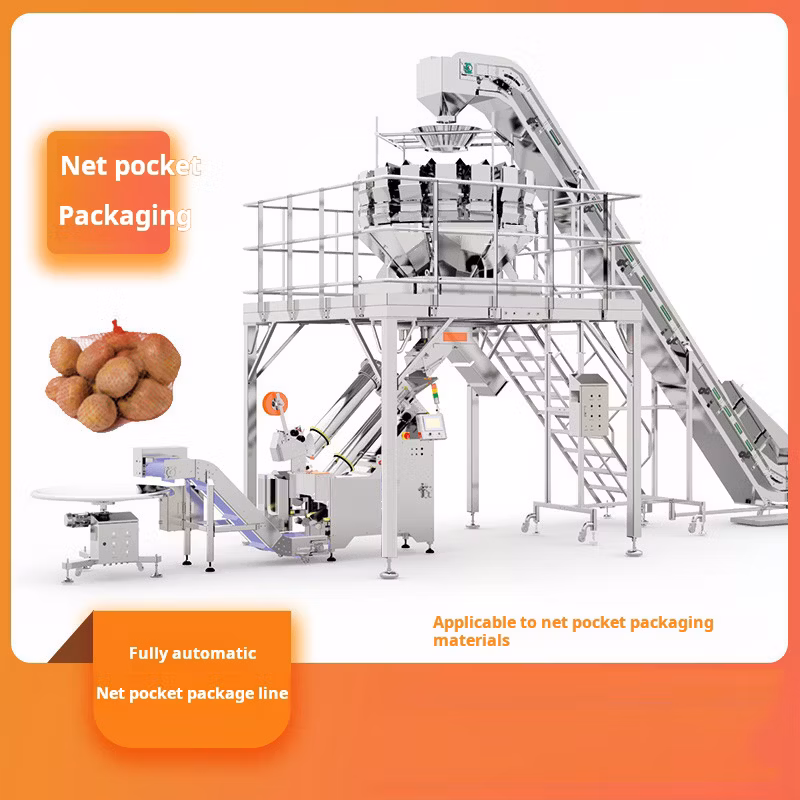 Machine Fresh Orange Mesh Bag Packaging Machine