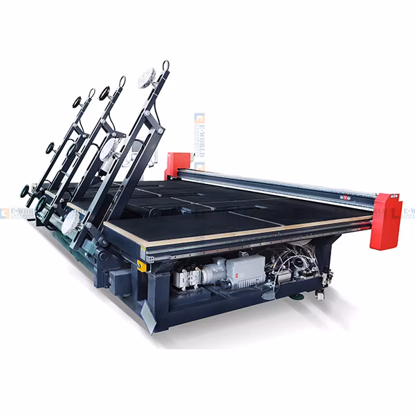 CNC-3726 Automatic Integrated Glass Cutting Table Machine with 3 Loading Arms