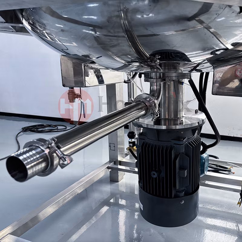 Cosmetic Production Emulsifying Fixed Type Vacuum Emulsify Equipment Cream Mixer Homogenizer Machines