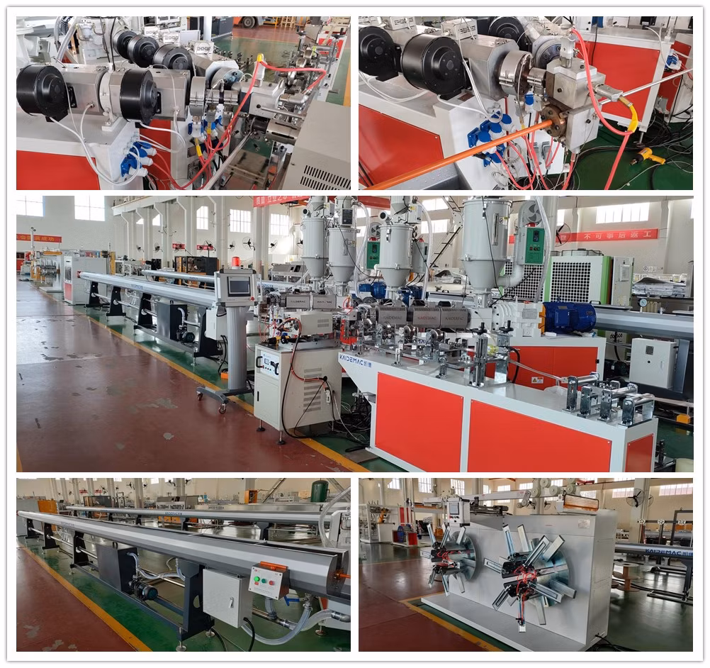 Multialyer Pex Al Pex / Pert Al Pert Plastic Aluminum Pipe Production Line / Pex Aluminum Pipe Extrusion Line