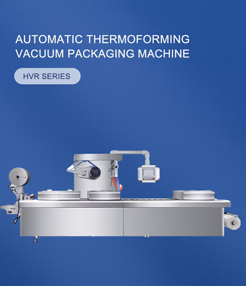 HVR-420A Hualian Full Automatic Thermoforming Vacuum Packaging Machine for Cheese Sausage Meat Seafood