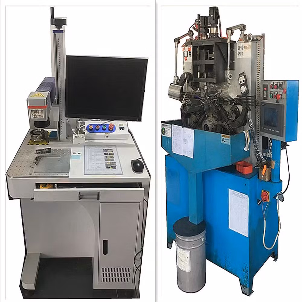 Metal Spring Machine for Processing Thread Insert in Production Line