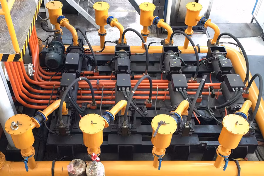 1450t Aluminum Extrusion Press Equipment with Frequency Conversion Energy Saving System