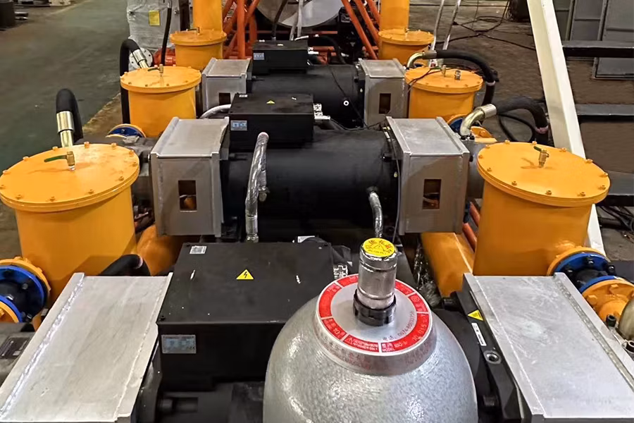 1450t Aluminum Extrusion Press Equipment with Frequency Conversion Energy Saving System