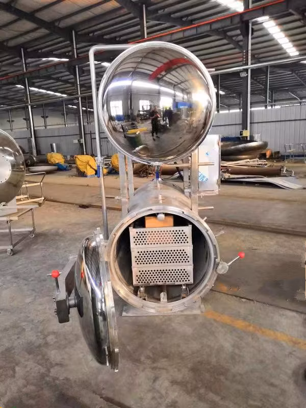 Industrial Food Sterilizer Glass Bottle Jars Retort Machine Roller Sterilization Machine
