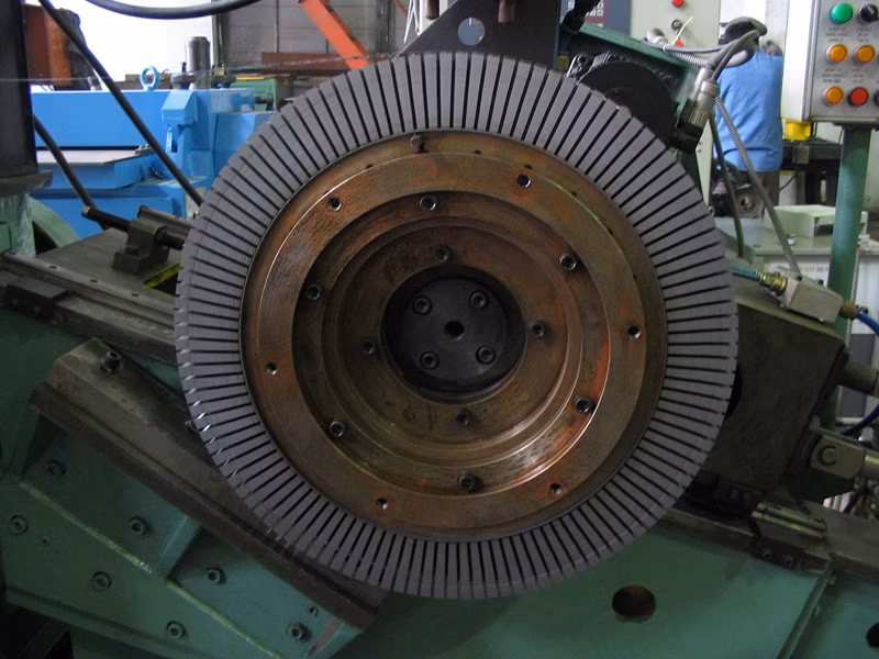 Axial Flux Stator Lamination Stamping Making Machine with Winding