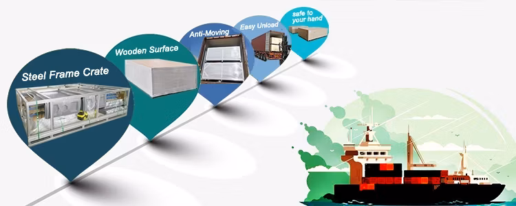 New Automatic Robot Pallet Wrapping Machine Stretch Film Pallet Wrapper Machine