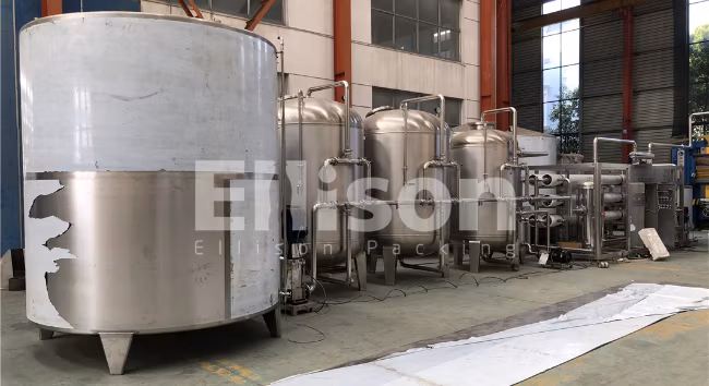 Factory Automatic Glass Bottle Juice Beverage Filling Sealing Labeling Wrapping Packing Production Machine
