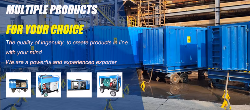 Ultra High Pressure Water Jetting Machine Hydro Blasting Equipment Concrete Surface Roughening