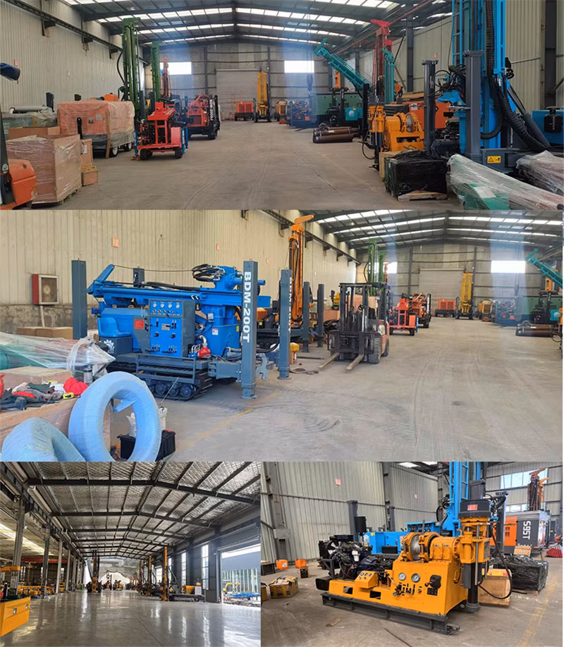 Truck Mounted Borehole Rotary Drilling Machine with Mud Pump and Air Compressor