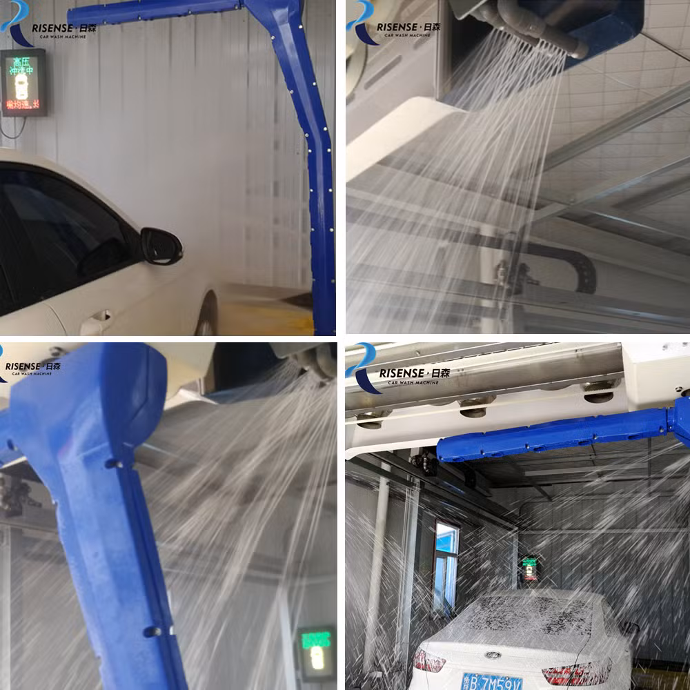 touchless mobile car washing equipment for disinfecting and sterilizing ambulance