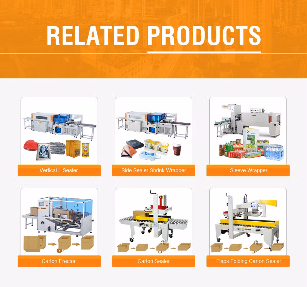 Gurki POF PE Film Automatic Heat Shrink Wrapping Packaging Fully Auto Packing Wrapper Side Shrink Wrap Machine