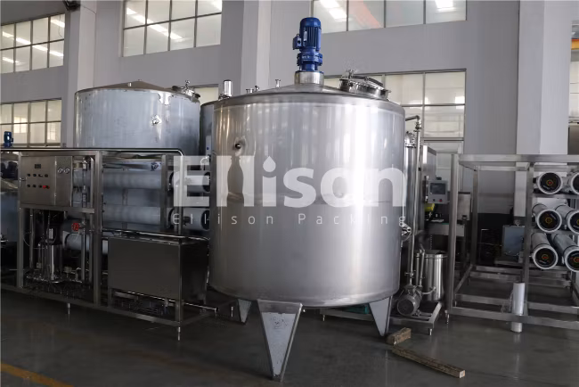 Factory Automatic Glass Bottle Juice Beverage Filling Sealing Labeling Wrapping Packing Production Machine