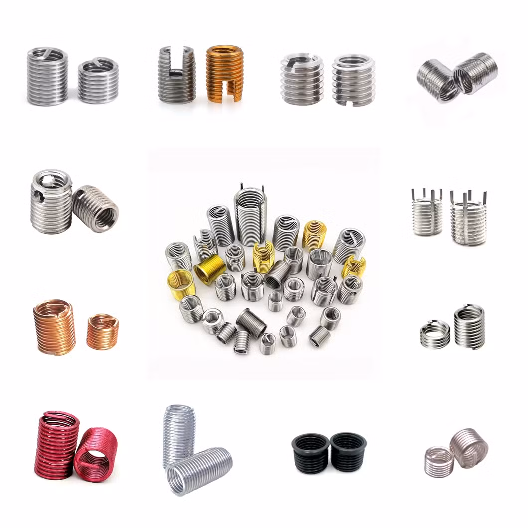 Metal Spring Machine for Processing Thread Insert in Production Line