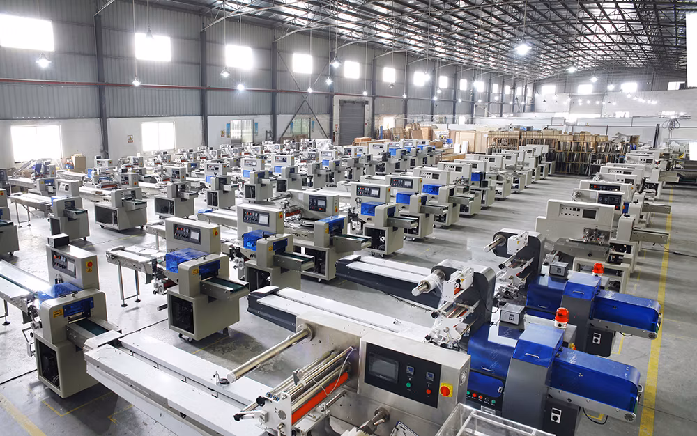 Horizontal Chocolate Bar Bread Soap Food Dairy Products Flow Pack Horizontal Wrapping Packaging Machine