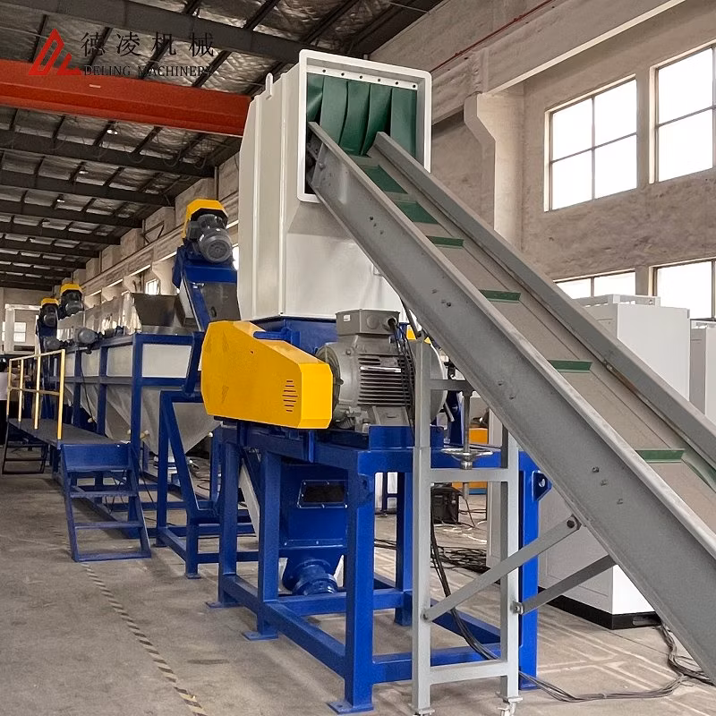 The New PP/PE Film Woven Bag Plastic Recycling Machine Production Line Has a Low Overall Equipment Price