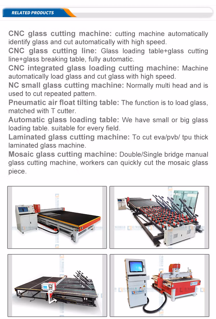CNC-3726 Automatic Integrated Glass Cutting Table Machine with 3 Loading Arms