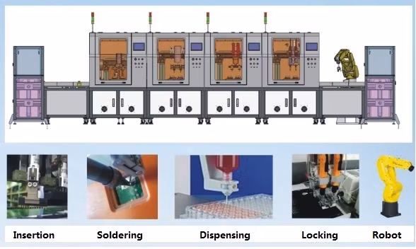 Intelligent Product Assembly Line Robot Soldering Machine Automatic Drag Welding, Spot Welding Soldering Machine /Welding Equipment/Soldering Robot