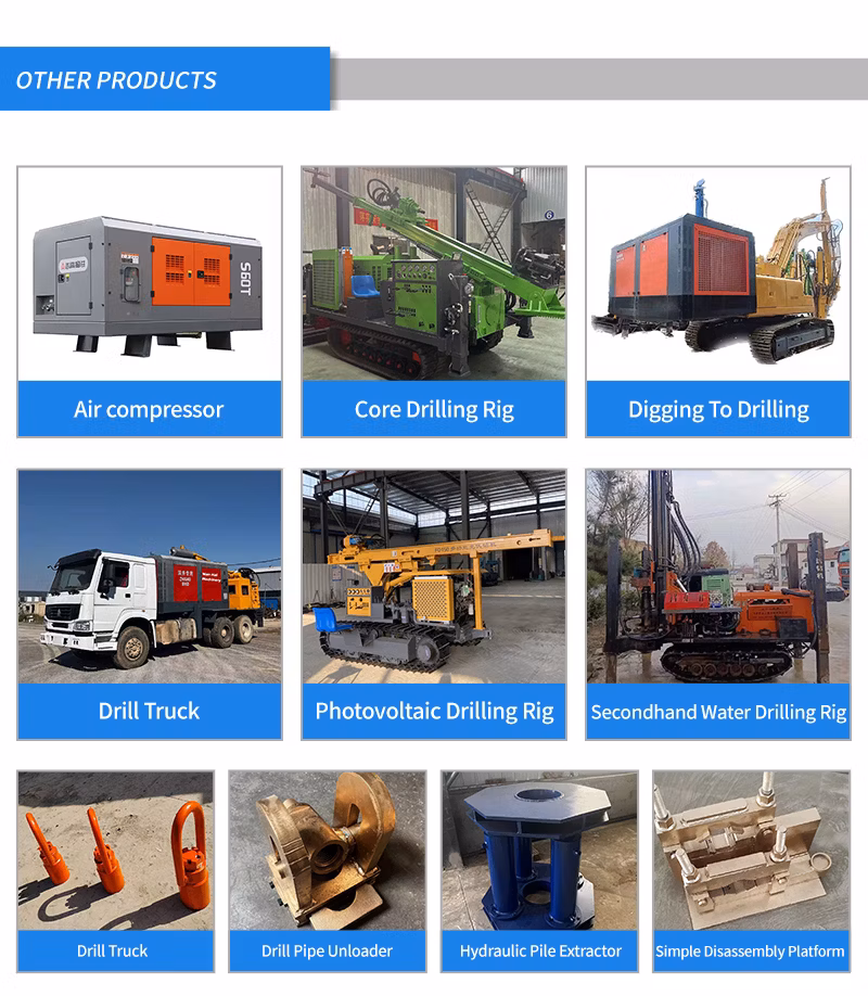 Fy350 350m Water Well Drilling Rig Borehole Crawler-Mounted Hydraulic Drilling Machine Secondhand Machinery