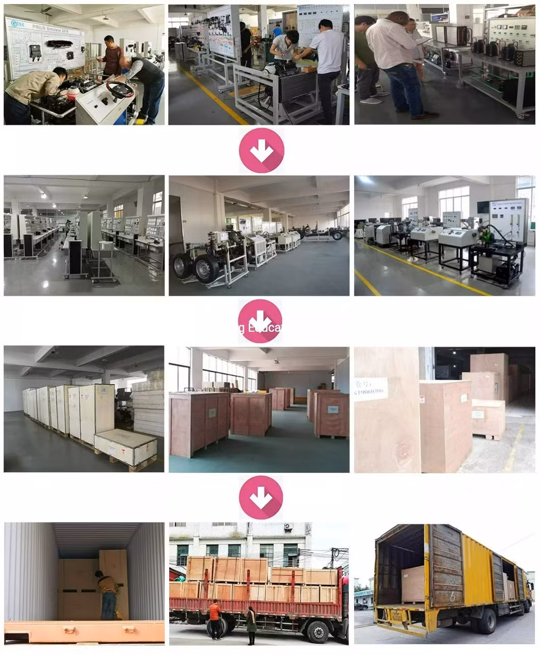 Educational Equipment EV Automotive Training Electric Car Motor Cutaway Training Board for Vocational Schools
