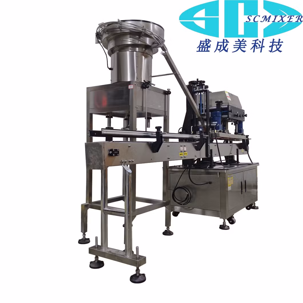 Automatic Vertical Servo Capping Machine Glass Plastic Spray Bottle Capping Machines