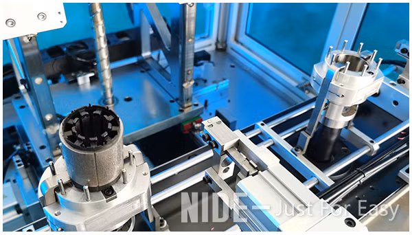 9 Slot Mini BLDC Motor Stator Automatic Needle Winding Machine for Small Motor Manufacturing