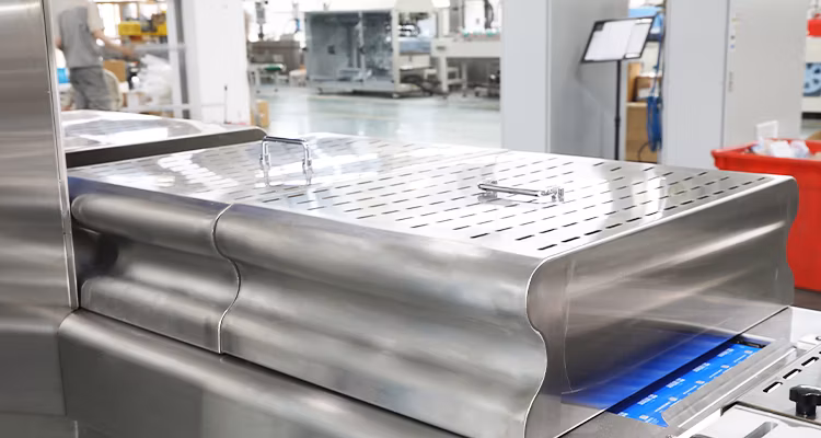 HVR-420A Hualian Full Automatic Thermoforming Vacuum Packaging Machine for Cheese Sausage Meat Seafood