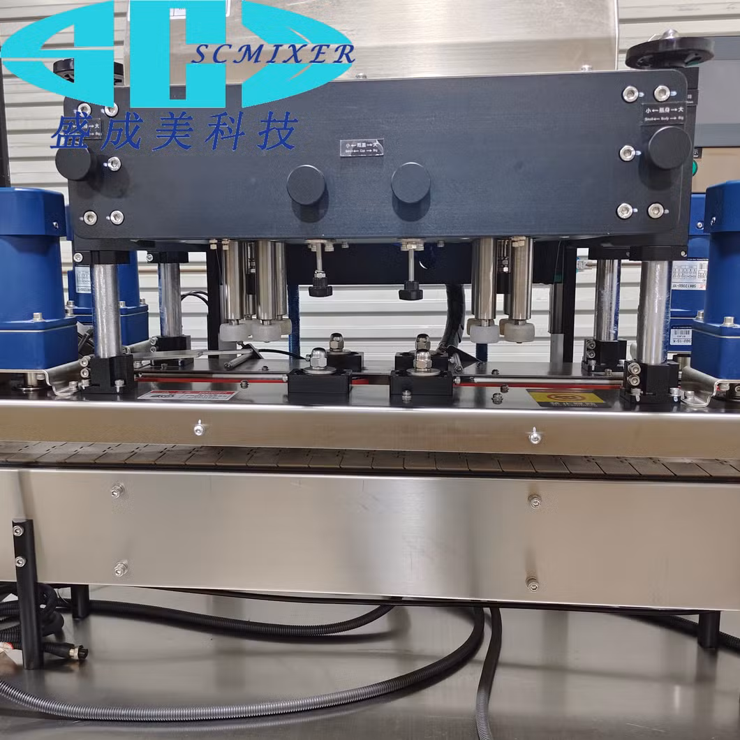 Automatic Vertical Servo Capping Machine Glass Plastic Spray Bottle Capping Machines